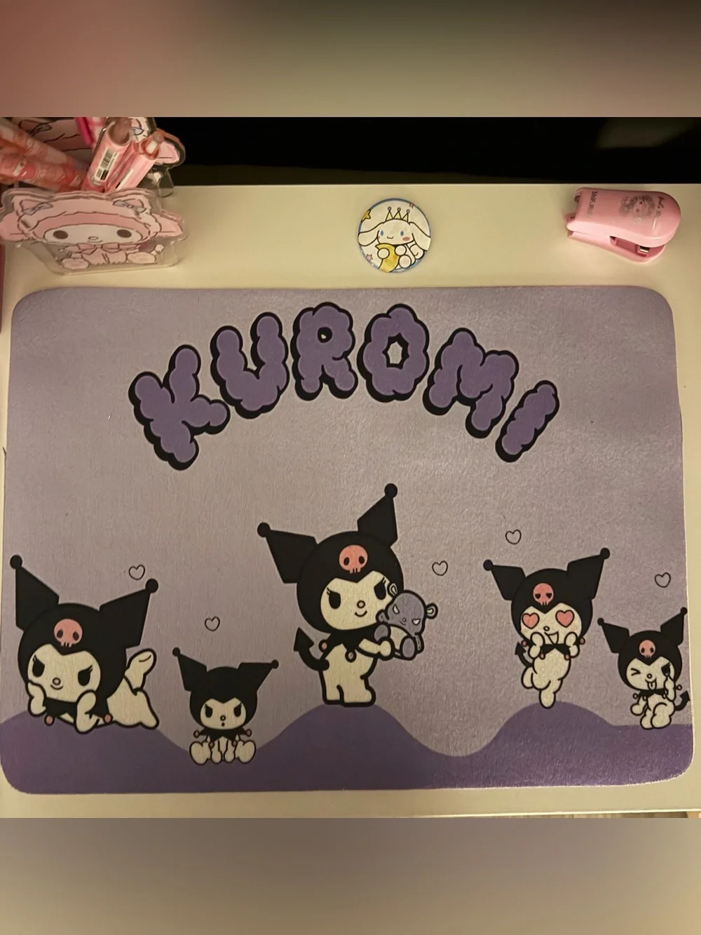 Sanrio Kuromi Purple Desk Mat